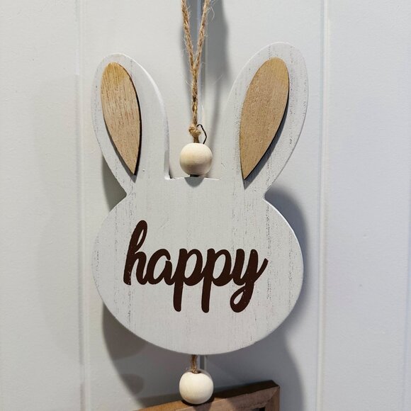 Happy Easter with Easter Bunny Hanging Wall Decor - HAPPY HAPPY HAPPY EASTER - Picture 8 of 11